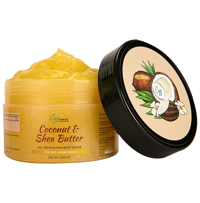 CGG Cosmetics Coconut & Shea Butter Gel Exfoliating Body Scrub