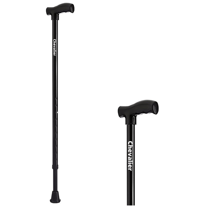 Chevalier Adjustable Walking Stick Steel Black