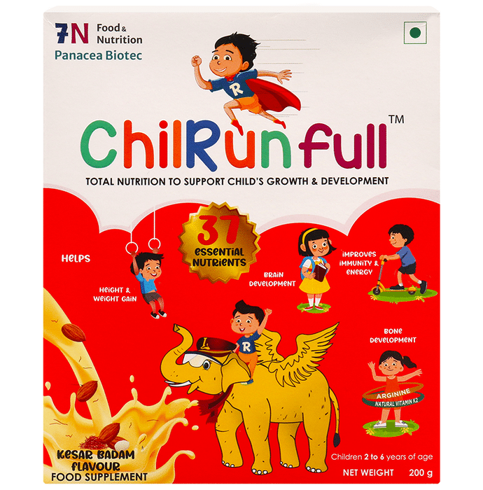 Chilrun Full 2+ Drink For Children’s Growth and Development Kesar Badam