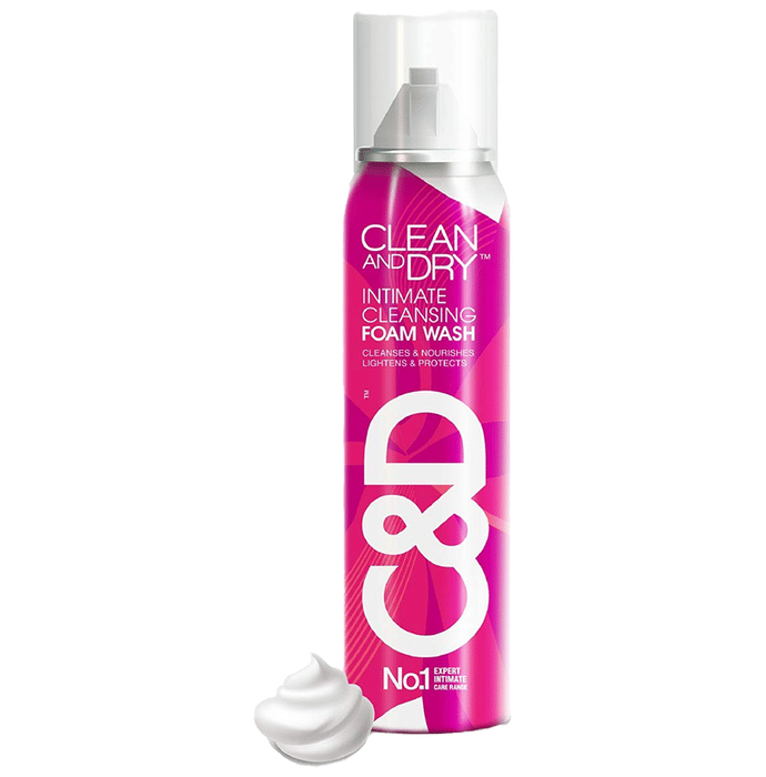 Clean and Dry Intimate Cleansing Foam Wash