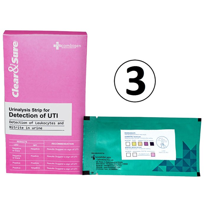 Clear & Sure Urinalysis Strip for Detection for UTI Antibody Test Kit