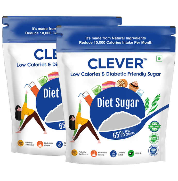 Clever Low Calories & Diabetic Friendly Diet Sugar (1kg Each)