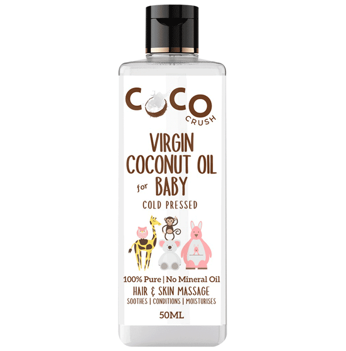 Coco Crush Cold Pressed Virgin Coconut Oil for Baby Oil