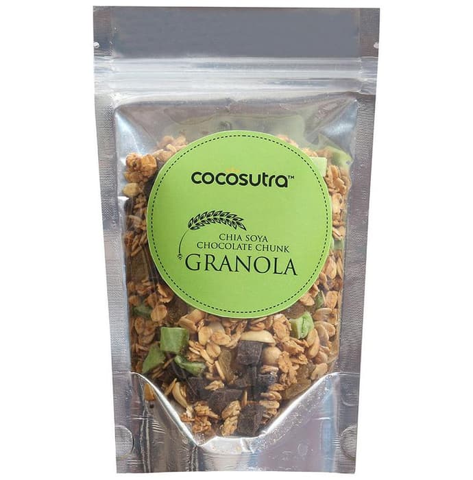 Cocosutra Breakfast Granola Chia Soya Chocolate Chunk