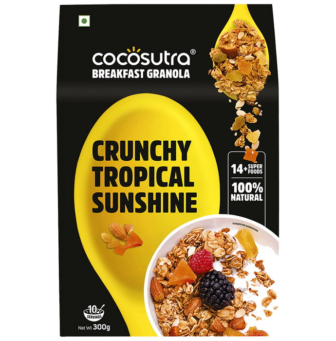 Cocosutra Breakfast Granola Crunchy Tropical Sunshine