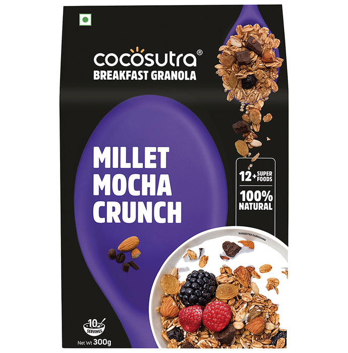 Cocosutra Breakfast Granola Millet Mocha Crunch