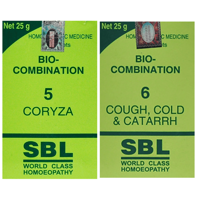Combo Pack of SBL Bio-Combination 6 Tablet & SBL Bio-Combination 5 Tablet (25gm Each)