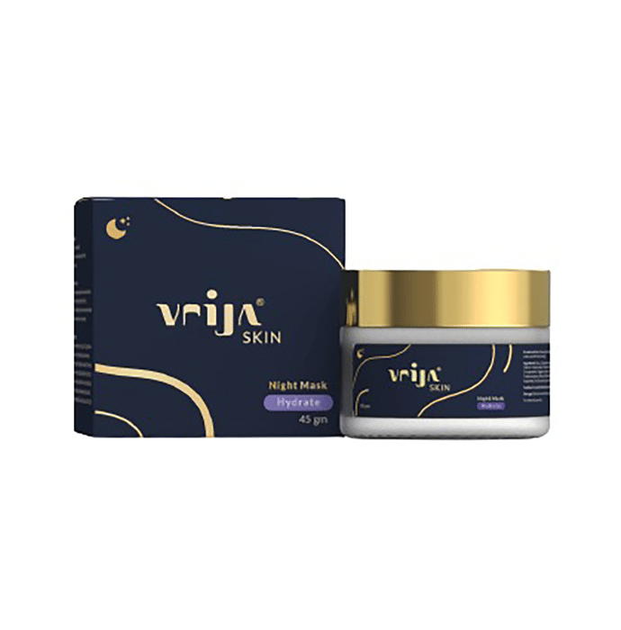 Combo Pack of Vrija Hydrate Night Mask & Nourish Night Mask (45gm Each)