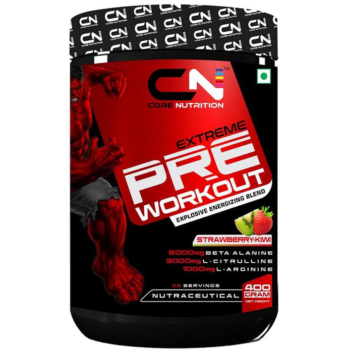Core Nutrition Extreme Pre Workout Powder Strawberry-Kiwi