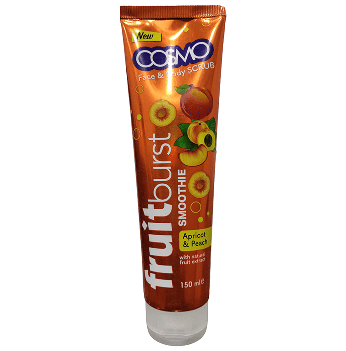 Cosmo Fruit Burst Smoothie Face & Body Scrub Apricot & Peach
