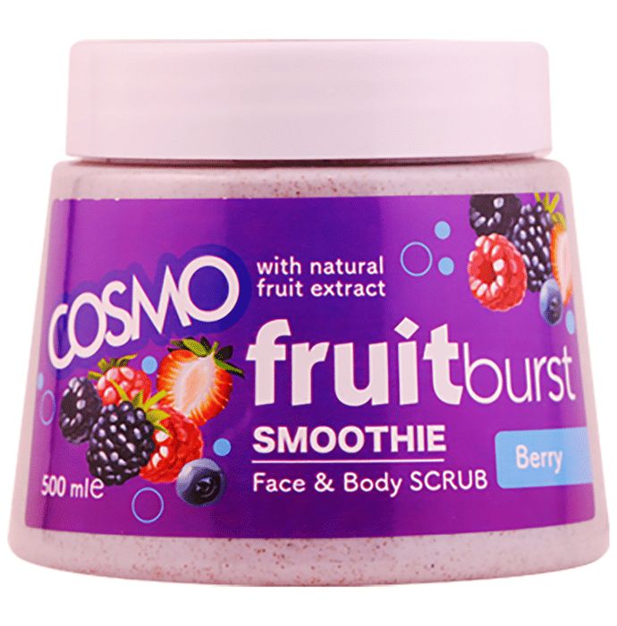 Cosmo Fruit Burst Smoothie Face & Body Scrub Berry