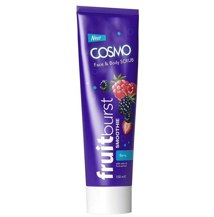 Cosmo Fruit Burst Smoothie Face & Body Scrub Berry