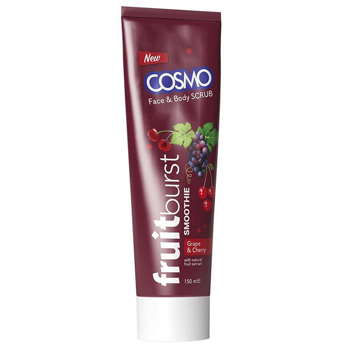 Cosmo Fruit Burst Smoothie Face & Body Scrub Grape & Cherry