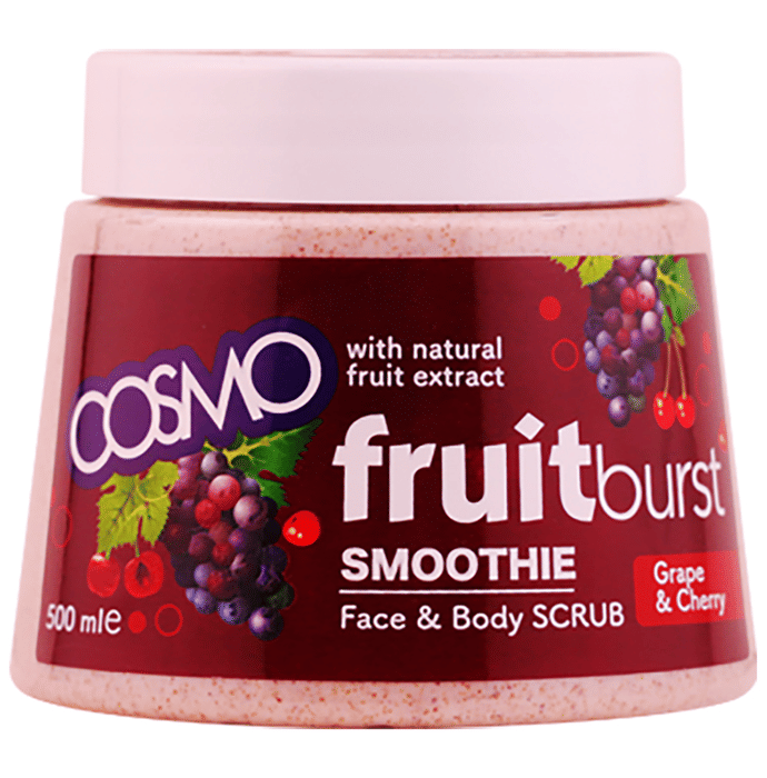 Cosmo Fruit Burst Smoothie Face & Body Scrub Grape & Cherry