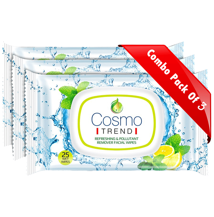 Cosmo Trend Face Wipe (25 Each)