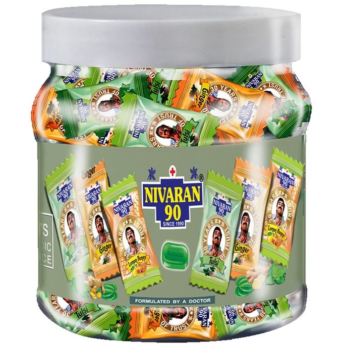 Cough Cure Lozenges Lemon, Honey Tulsi & Ginger
