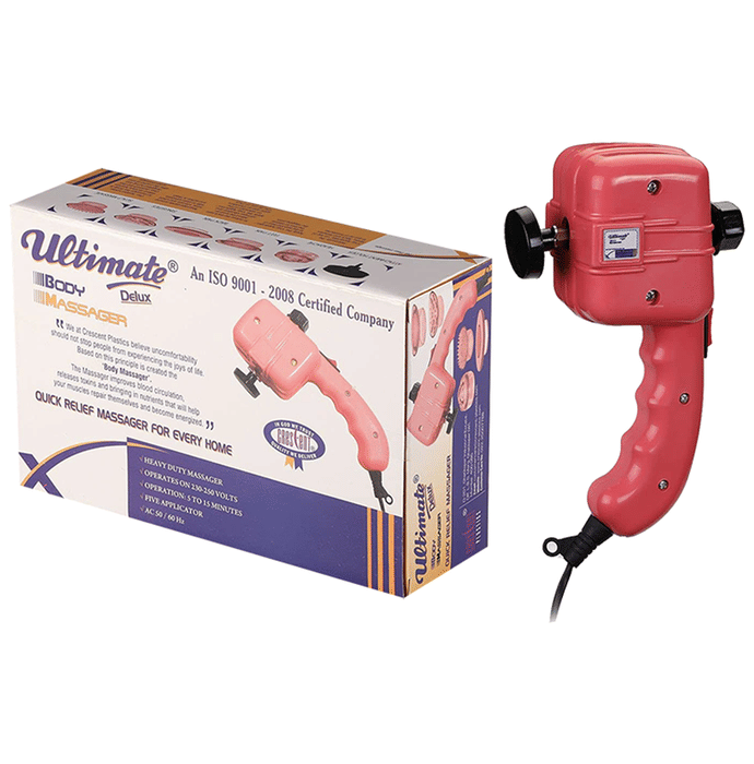 Crescent Ultimate Delux Body Massager Red