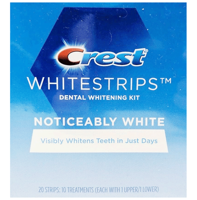 Crest Whitestrips Dental Whitening Strip Kit