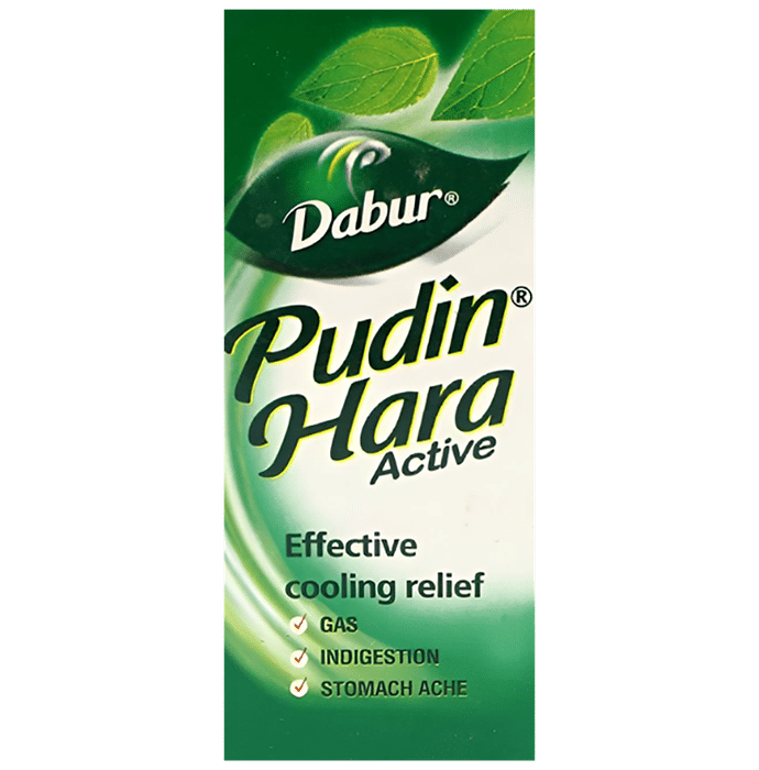 Dabur Pudin Hara Active Liquid | Effective Cooling Relief from Gas, Indigestion & Stomach Ache