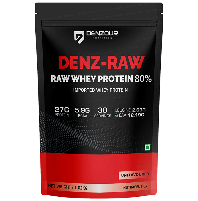 Denzour Nutrition Denz-Raw Whey Protein Powder Unflavored