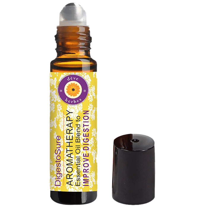Deve Herbes DigestoSure Aromatherapy Essential Oil Blend to Improve Digestion