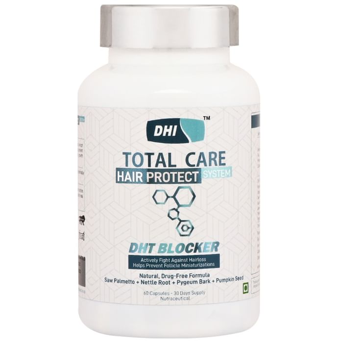 DHI DHT Blocker with Saw Palmetto & Pumpkin Seed | For Hair Fall Control | Capsule