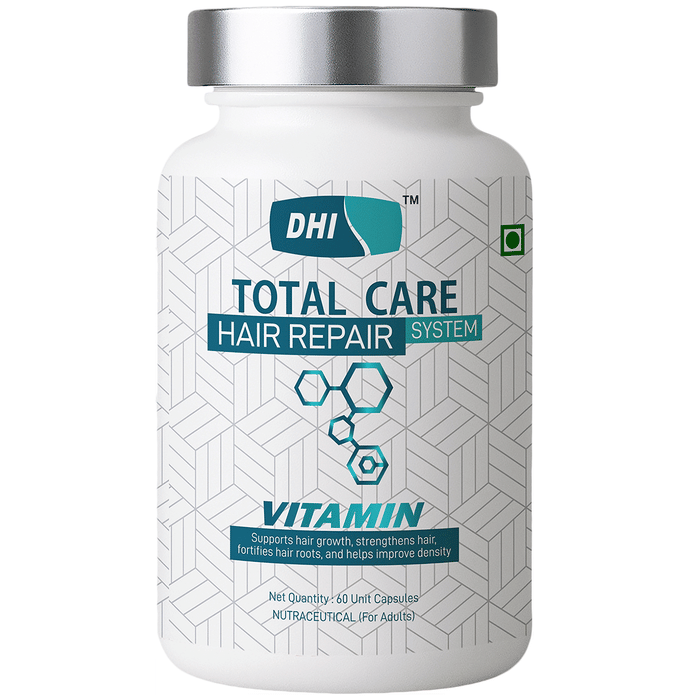 DHI Hair Vitamin with Biotin and Ayurvedic Herbs | For Hair Growth | Capsule