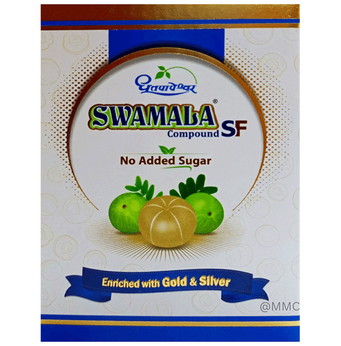 Dhootapapeshwar Swamala Compound SF Chyavanprash Enriched with Gold & Silver No Added Sugar