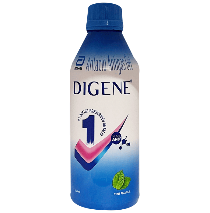 Digene Antacid Antigas Gel | For Acidity, Gas, Heartburn & Stomach Care | Flavour Mint