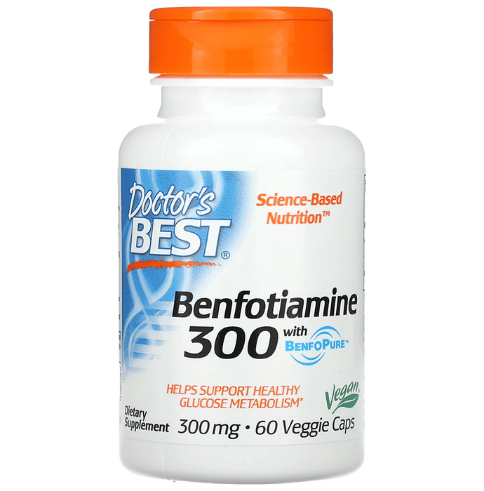 Doctor's Best Benfotiamine 300 with BenfoPure Veggie Caps