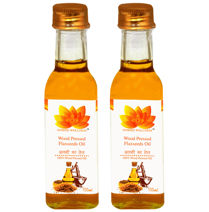 Dorjee Wellness Wood Pressed Flaxseed Oil(100ml Each)