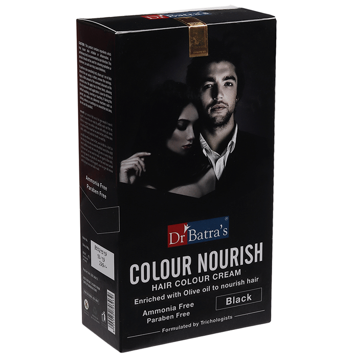 Dr Batra's Colour Nourish Hair Colour Cream Black