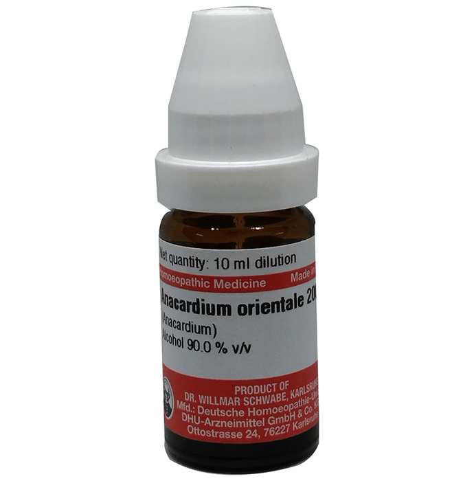 Dr Willmar Schwabe Germany Anacardium Orientale Dilution 200