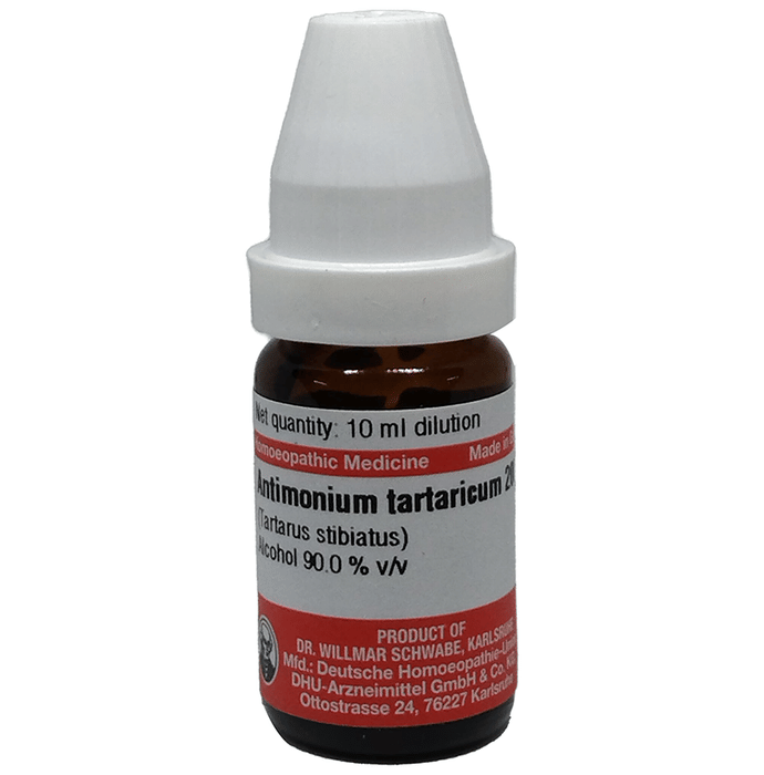 Dr Willmar Schwabe Germany Antimonium Tartaricum Dilution 200