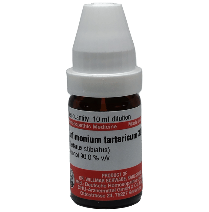 Dr Willmar Schwabe Germany Antimonium Tartaricum Dilution 30
