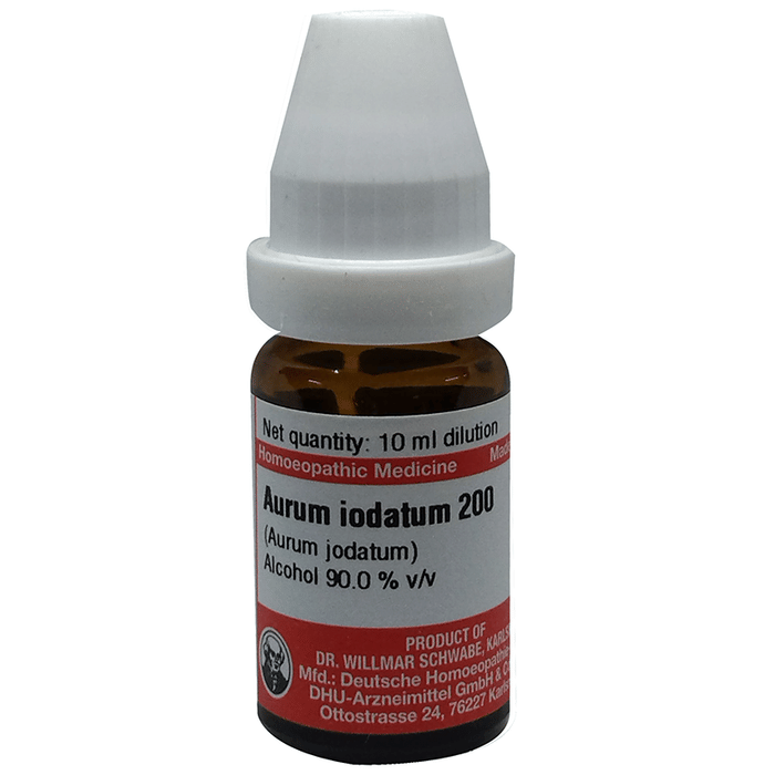 Dr Willmar Schwabe Germany Aurum Iodatum Dilution 200