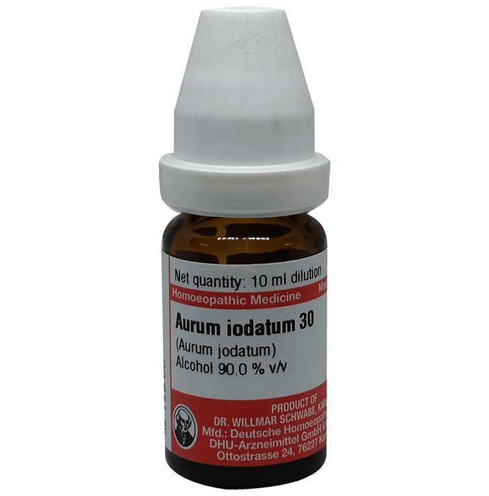 Dr Willmar Schwabe Germany Aurum Iodatum Dilution 30