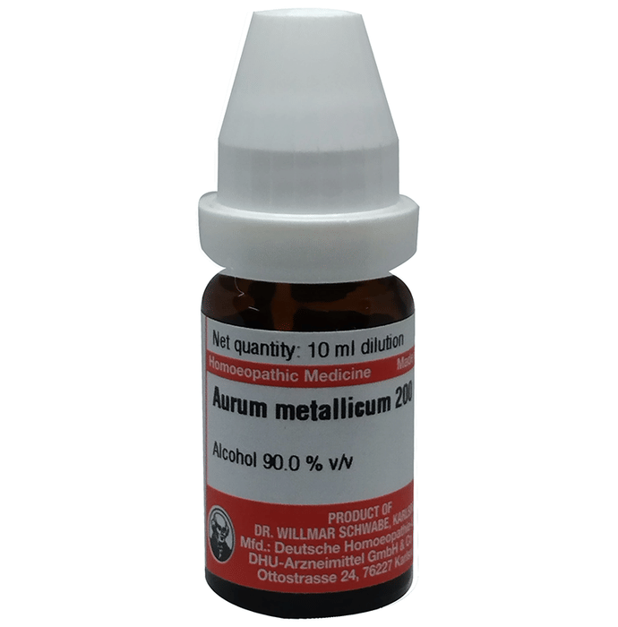 Dr Willmar Schwabe Germany Aurum Metallicum Dilution 200