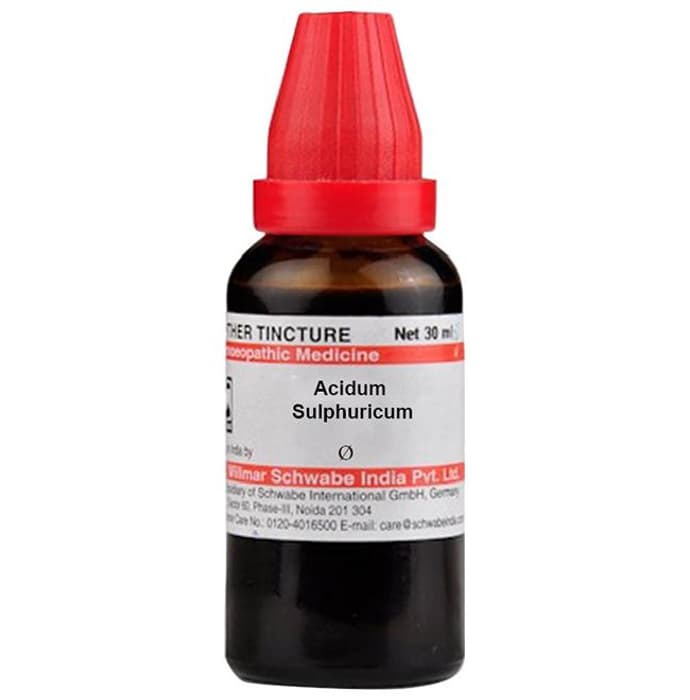 Dr Willmar Schwabe India Acidum Sulphuricum Mother Tincture Q