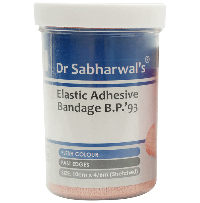 Dr. Sabharwal's Elastic Adhesive Bandage B.P'93 10cm x 4m