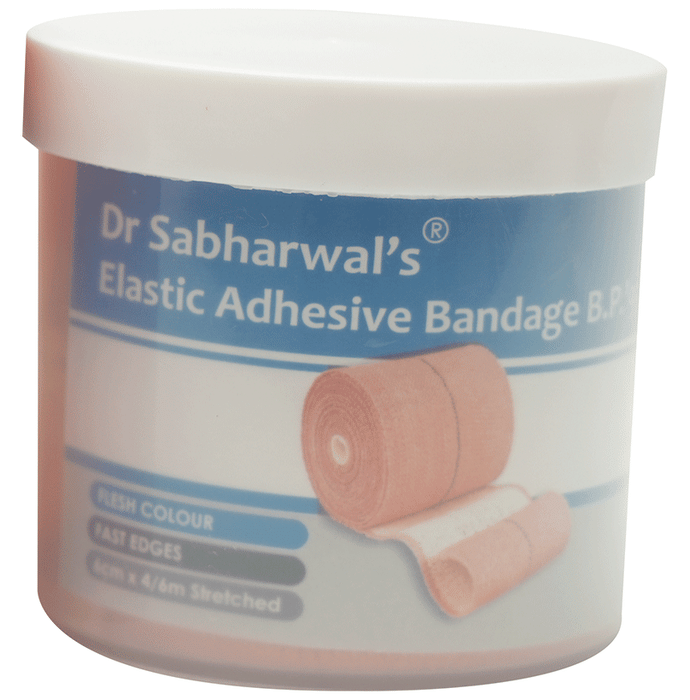 Dr. Sabharwal's Elastic Adhesive Bandage B.P'93 6cm x 4m