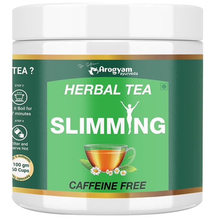 Dr. Satnam's Arogyam Ayurveda Herbal Tea for Slimming Caffeine Free
