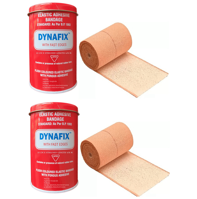 Dynafix Elastic Adhesive Bandage B.P 10cm x 4.5m