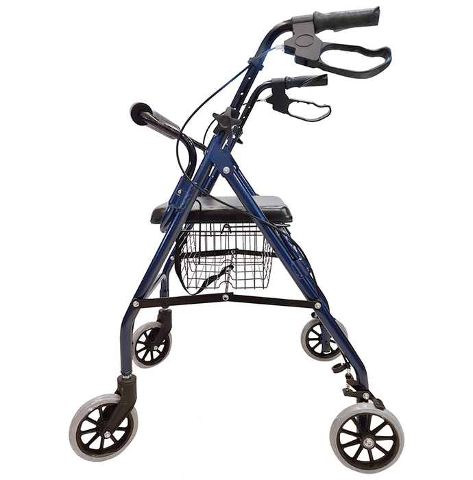 EASYCARE EC5001 Folding Rollator (Capacity 75kg) Black