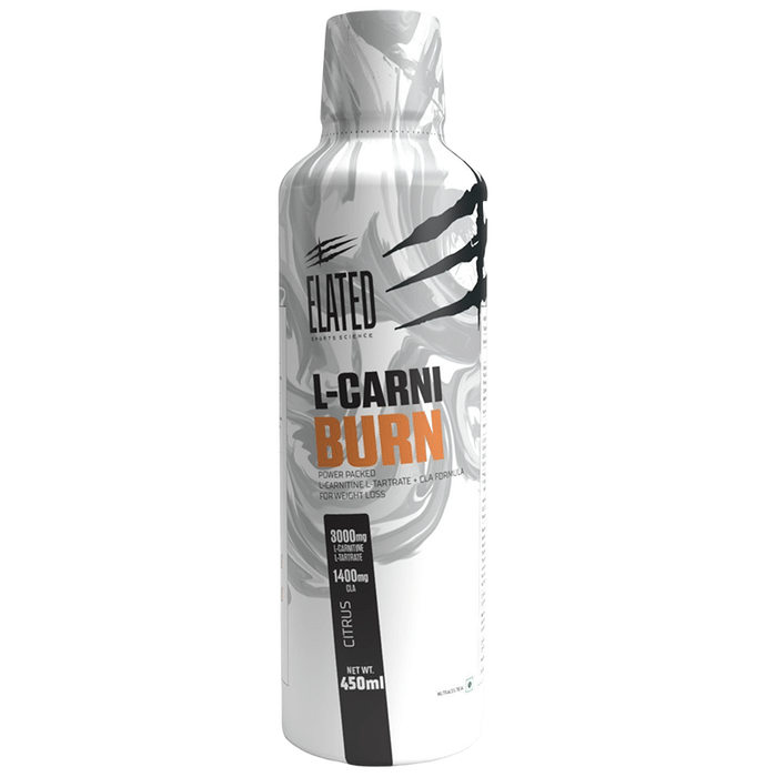 Elated Sports Science L-Carni Burn for Weight Loss | Flavour Citrus