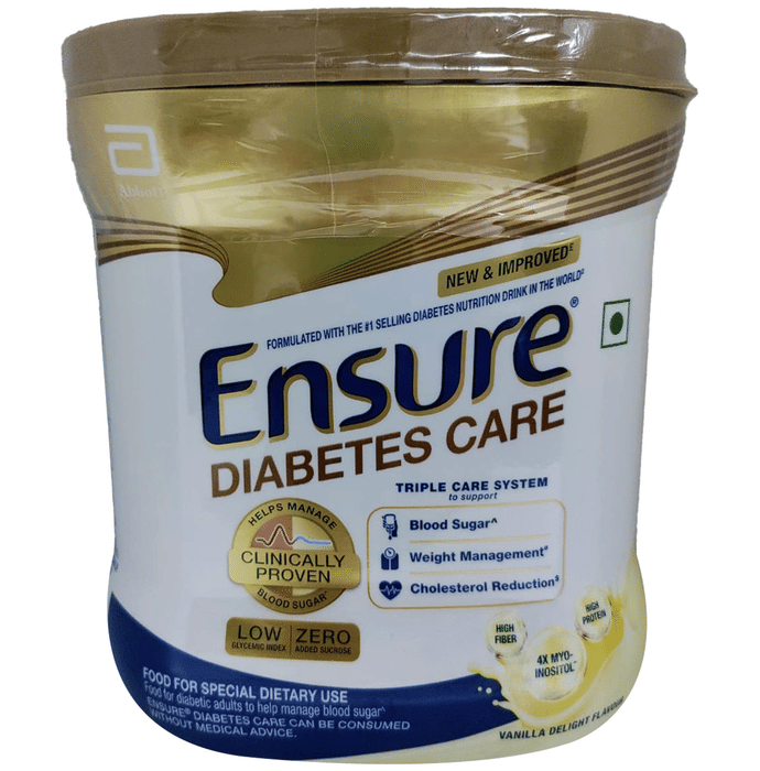 Ensure Diabetes Care Specialized Nutrition Drink Zero Added Sugar Vanilla Delight