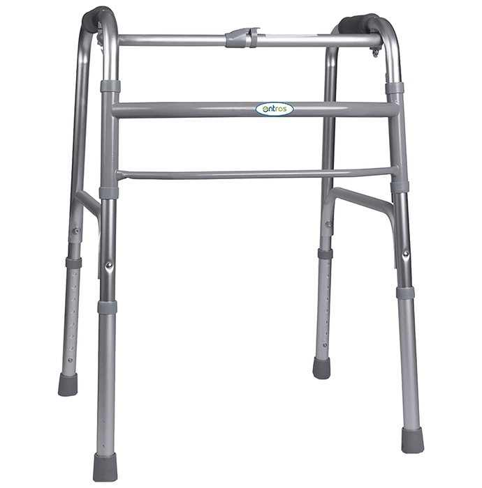 Entros SC4025 Portable Light Weight Aluminium Height Adjustable Foldable Walker