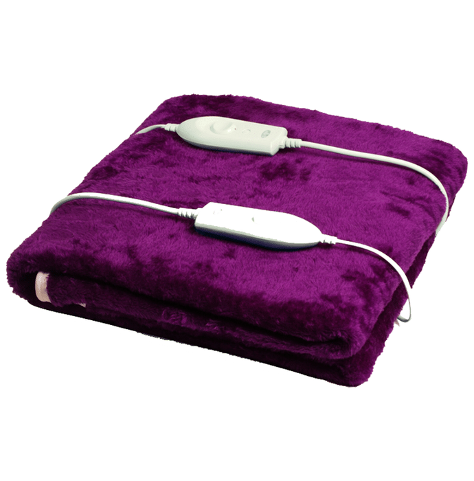 Expressions POLAR102DB Super Soft Electric Bed Warmer Double 150x160cm Purple