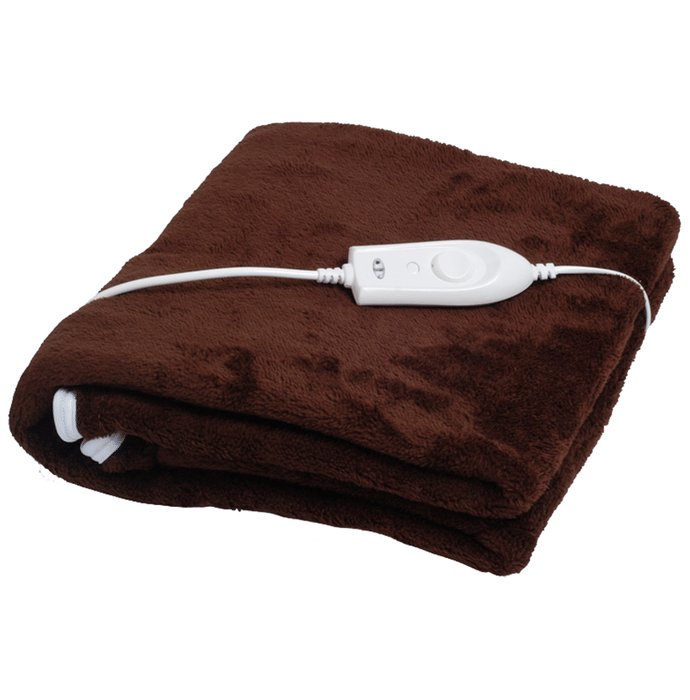 Expressions POLAR103SB Super Soft Electric Bed Warmer Single 150x80cm Brown