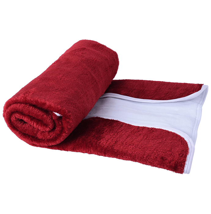 Expressions POLAR105DB Super Soft Electric Bed Warmer Double 150x160cm Maroon